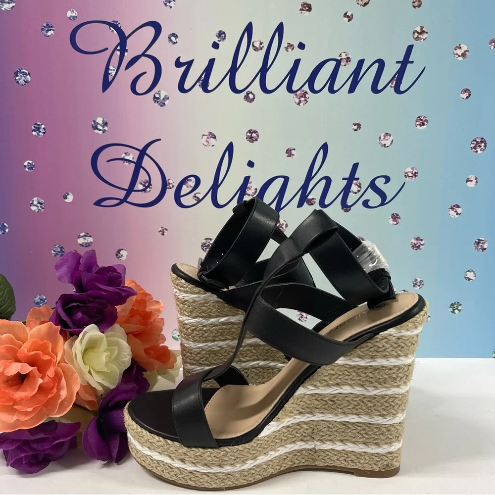 STRAPPY ESPADRILLE WEDGES